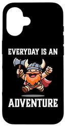 RPG Gamer Everyday è un gioco per giocatori di guerrieri nani d'avventura Custodia per iPhone 16