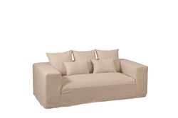 Jolipa Monaco Sofa Cover + 5 Cushions Natural Linen