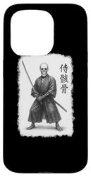 Samurai Skeleton Vintage Ukiyo-e Warrior Artwork Graphic Art Case for iPhone 15 Pro