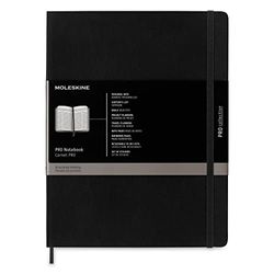 Moleskine, Bloc de Notas Profesional de Escritorio, Bloc de Notas A4 para el Trabajo, Cubierta Blanda y Cierre Elástico, Tamaño Extra Grande 19 x 25, Color Negro, 192 Páginas