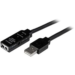 StarTech.com 5 m aktiv USB 2.0 förlängningskabel, M/Bu, USB-förlängning/repeterkabel