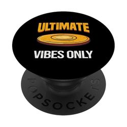 Ultimate Frisbee divertido gráfico deportivo Vibe Throw Frisbee PopSockets PopGrip Adhesivo
