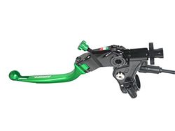 ACCOSSATO Commande d'embrayage à câble avec Levier articulé coloré (Bouton+Levier) avec Micro Inclus pour Benelli TRK 502 de 2017 à 2018 CC 500