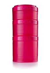 BlenderBottle ProStak Expansion Pak - pink 3 Pak Container (250ml, 150ml und 100ml) incluyendo recipiente para grageas