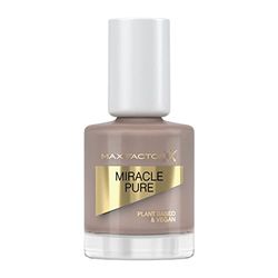 Max Factor Smalto Unghie Miracle Pure Nail Colour, Smalto 100% Vegano, con Formula Traspirante, Asciuga Velocemente, Formato 12 ml, Colore 812 Spiced Chai