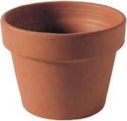 VASI IN TERRACOTTA (10 PEZZI) - DIAMETRO CM. 16, ALTEZZA CM. 13. CIOTOLA FIORIERA IN COTTO PIANTE GRASSE SUCCULENTE GIARDINAGGIO FIORI
