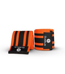 Sveltus Bande de Protection Genou X2, Nastro Protettivo Unisex-Adult, Arancione, Nero, Taglia Unica