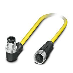 PHOENIX CONTACT SAC-4P-MR/1.5-542/FS SCO BK sensor/actuatorkabel, 4-polig, codering A, 1,5 m kabellengte, M12 recht, geel