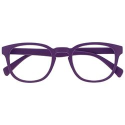 Opulize Pop Púrpura Gafas De Distancia Short Visióned Miopía Retro Redondo Hombres Mujeres Bisagras Resorte M2-5 -1,00