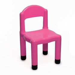 Italveneta Didattica 80014 – Chaise en Plastique Rose avec Bouchon pour Pieds de 5 cm