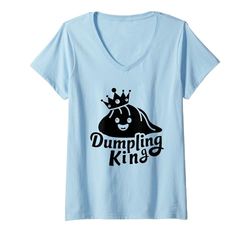 Donna Involucro di bacchette per ravioli King Maglietta con Collo a V