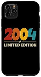 Custodia per iPhone 11 Pro Max 2004 Limited Edition 18 anni Teenager 18° compleanno