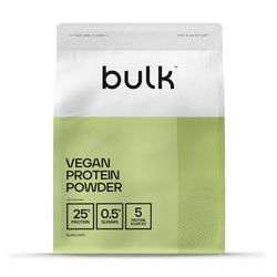 Bulk Vegan Protein Powder, Shake protéiné végétal, White Chocolate Coconut, 500 g, New & Improved Formula