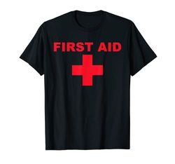 First Aid Divisa Pronto Soccorso Uniforme Medico Emergenza Maglietta
