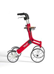 Trustcare Let's Go Out, rollator, rood/zwart