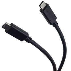 PremiumCord USB-C 3.2 Gen 2x2 anslutningskabel 1 m, datakabel SuperSpeed upp till 20 Gbit/s, snabbladdning upp till 3 A, USB 3.2 generation 2x2 typ C-kontakt, färg svart, längd 1 m