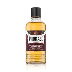 Proraso Professional Aftershave Lotion Nourishing, 400ml, Aftershave with Sandalwood and Shea Oil, Helps Restore Skin Comfort, Made in Italy