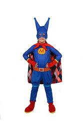 Super Masha costume disguise official girl (Size 4-6 years)