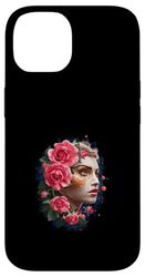 Women with roses Case for iPhone 14