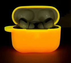 Funda de Silicona a Prueba de Golpes para Airpods Pro de 2ª generación (2022) (Brilla en la Oscuridad)
