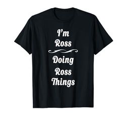 Camisa personalizada con nombre de Ross Ross Birthday Camiseta