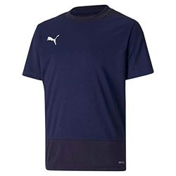 PUMA Mixte enfant Teamgoal 23 Training Jersey Jr T Shirt, Peacoat-puma New Navy, FR : Taille unique (Taille Fabricant 116) EU