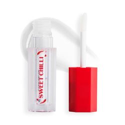 I Heart Revolution, Olio Labbra Volumizzante Sweet Chilli, Effetto Lucido, Contiene Vitamina E, Trasparente, 4ml