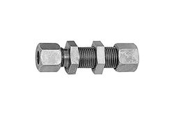 Raccord droit pour tuyau extérieur Ø 18 mm, PN max. 315 bar, SW1 32, SW2 36, SW3 32, acier galvanisé