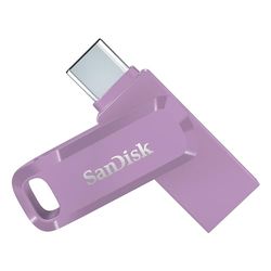 SanDisk Ultra Dual Drive Go USB Type-C Flash Drive 128GB (Memory stick up to 400 MB/s speeds, reversible Type-C & Type-A connectors for Android Smartphone, Tablets and Mac) Lavender