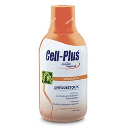 BIOS LINE, Cell-Plus Linfodestock, Integratore Alimentare, Azione Drenante, Favorisce Equilibrio del Peso Corporeo, Senza Glutine e Lattosio, Gusto Ananas, 500 ml