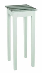 HAKU Möbel Table d'appoint pin maritimo, Blanc, MDF - Dim.: L 30 cm x H 76 cm x P 30 cm, Style: Coastal Furniture
