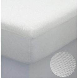 Lot de 2 Protèges Matelas, alèses | Couffin, Berceau Bébé | Imperméable & Respirant | Blanc | Marque Easy dort | Certifié Oeko-Tex | Fabriqué en Europe (Maille 3D - 1 Protège Matelas, 70x140)