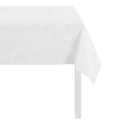 Apelt Tischdecke, Polyester, weiß, 85 x 85 x 0,3 cm