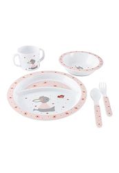Set de vaisselle âne Emmi Girl flora rose