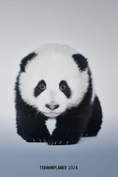 Terminplaner 2024: Panda Design Jahresplaner und Kalender von Januar bis Dezember 2024 - Organizer und Zeitplaner für 1 Jahr