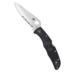 Spyderco Endura 4 C10PSBK - Coltellino Tascabile, Colore: Nero