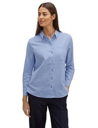 Street One Chambray hemdblouse voor dames, Origineel blauw, 34