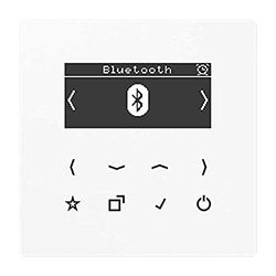 Jung DAB LS BT SW Smart Radio DAB+ et Bluetooth Blanc alpin