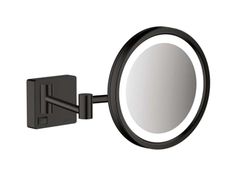 Hansgrohe Miroir de Rasage avec éclairage LED AddStoris Noir Mat