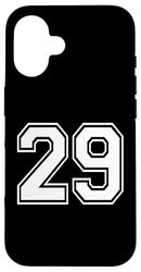Number Twenty Nine 29 Uniforme Squadra Sportiva Custodia per iPhone 16