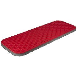 Bo-Camp Box Colchón Hinchable, Unisex Adulto, Gris/Rojo, 195x66x9 cm
