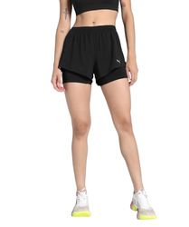PUMA Pantalones Cortos W Run Velocity 2 en 1 de 7,6 cm para Mujer