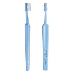 Spazzolino TePe Select Compact Medium, 1pz, efficace per la rimozione della placca, testina affusolata, pulizia delicata con spazzolino medium per adulti