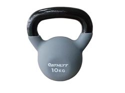 Athlyt Kettlebell Pesa Rusa de Neopreno, Unisex, Gris, 10 kg