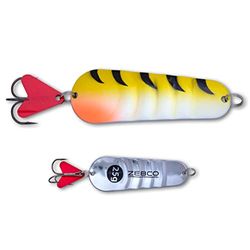 Zebco Trophy Z-Ace - Esca da pesca per luccio ondulato, con punto di anbisa rosso sul gancio da pesca Drilling, accessorio per la pesca, perché, 35 g