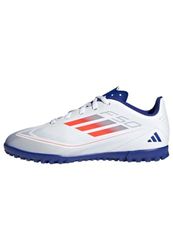 adidas F50 Club Football Boots Turf, Scarpe da Calcio per Erba Sintetica Unisex-Adulto, Cloud White/Solar Red/Lucid Blue, 37 1/3 EU
