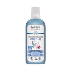 lavera Mouthwash Complete Care - Alcohol-Free -Fluoride-Free - Organic Mint and Organic Echinacea for 5-fold Effect - Vegan - Natural Cosmetics - 400 ml