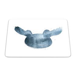Bonamaison, Tapis de Souris Rectangle Imprimé Numériquement, Fond Antidérapant, pour Bureau et Maison, Taille: 22x18cm