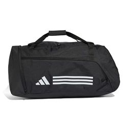 adidas Unisex - Vuxen Essentials 3-Stripes Duffel Bag, black/white, L