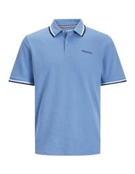 JACK & JONES JJCAMPA Polo SS, Pacific Coast/Print: Small, S